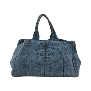 Prada Canapa Denim Tote Bag